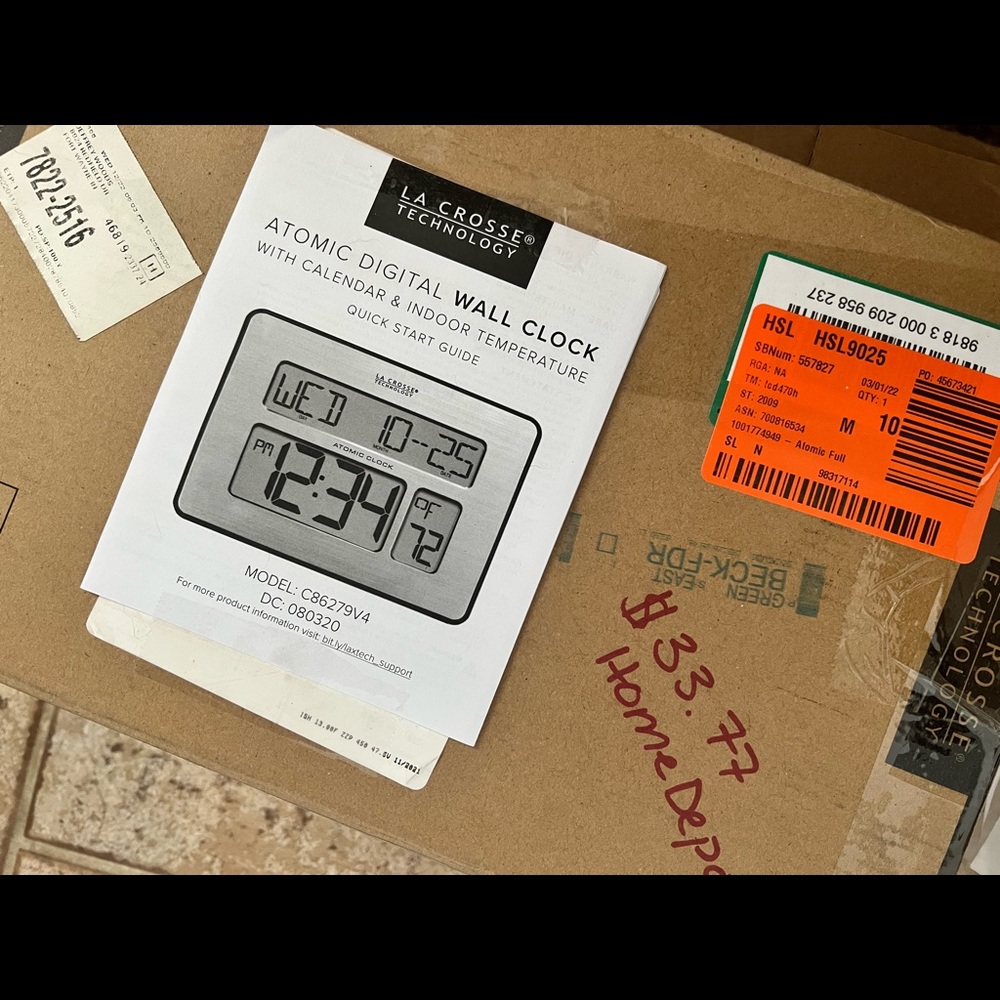 Digital clock and calendar